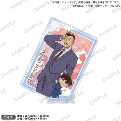 【グッズ-スタンドポップ】名探偵コナン スクエアアクリルスタンド vol.5 江戸川コナン&毛利小五郎