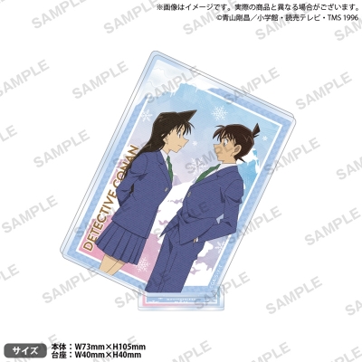 【グッズ-スタンドポップ】名探偵コナン スクエアアクリルスタンド vol.5 工藤新一&毛利蘭