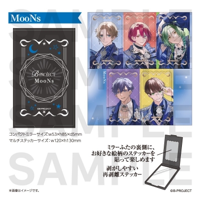 【グッズ-セットもの】B-PROJECT コンパクトミラー+マルチステッカーセット MooNs