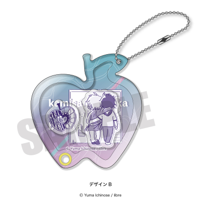 【グッズ-キーホルダー】神様なんか信じない僕らのエデン プレイピー シャカシャカアクリルキーホルダー B