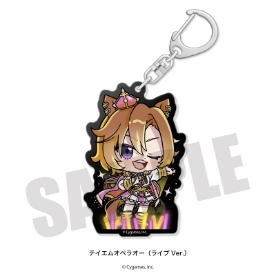 【グッズ-キーホルダー】アニメ『ウマ娘 プリティーダービー ROAD TO THE TOP』 あにぽぷ アクリルキーホルダー テイエムオペラオー(ライブVer.)