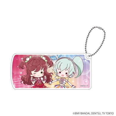 【グッズ-小物入れ】アイカツフレンズ! スライド式小物ケース13/わかば&ココ(グラフアートイラスト)