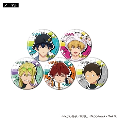 【グッズ-バッチ】TVアニメ『忘却バッテリー』 トレーディング缶バッジ01/原宿ファッション風ver. ブラインド(全6種)(ノーマル5種/レア1種)(描き下ろしイラスト)