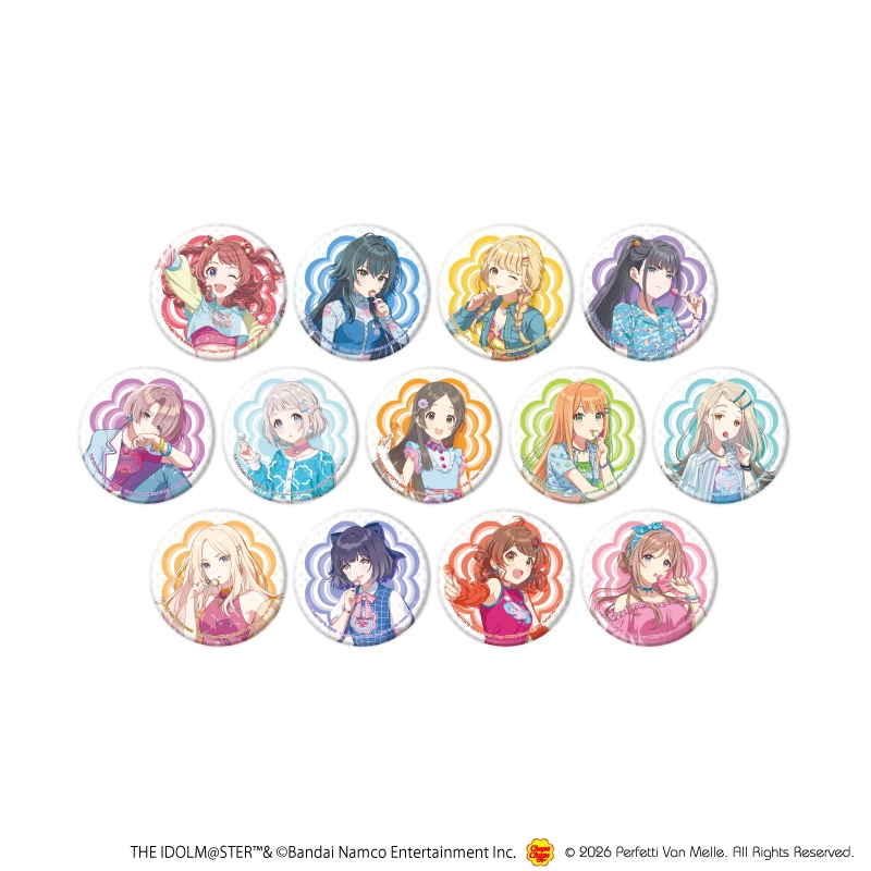 学園アイドルマスター チュッパチャプスコラボ 缶バッジ(13個入りBOX)