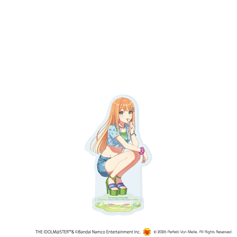 学園アイドルマスター チュッパチャプスコラボ アクリルスタンド 紫雲清夏