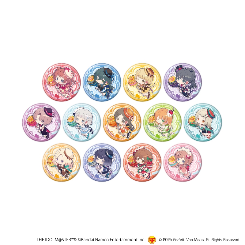 学園アイドルマスター チュッパチャプスコラボ ミニキャラ缶バッジ(13個入りBOX)