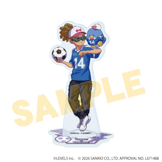 【グッズ-スタンドポップ】イナズマイレブン×サンリオキャラクターズ アクリルスタンド03/鬼道有人×タキシードサム(コラボイラスト)