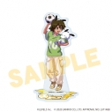 【グッズ-スタンドポップ】イナズマイレブン×サンリオキャラクターズ アクリルスタンド10/フィディオ・アルデナ×ポチャッコ(コラボイラスト)の画像