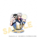【グッズ-スタンドポップ】ヒプノシスマイク SANRIO NAKAYOKU EDIT アクリルスタンド22/碧棺 左馬刻×バッドばつ丸(コラボイラスト)の画像