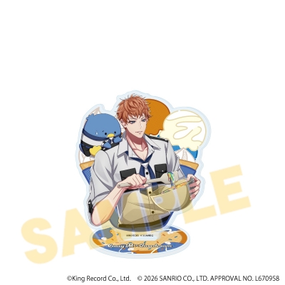 【グッズ-スタンドポップ】ヒプノシスマイク SANRIO NAKAYOKU EDIT アクリルスタンド24/毒島 メイソン 理鶯×タキシードサム(コラボイラスト)