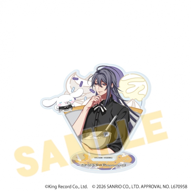 【グッズ-スタンドポップ】ヒプノシスマイク SANRIO NAKAYOKU EDIT アクリルスタンド28/神宮寺 寂雷×シナモロール(コラボイラスト)