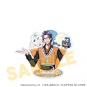 【グッズ-スタンドポップ】ヒプノシスマイク SANRIO NAKAYOKU EDIT アクリルスタンド32/躑躅森 盧笙×パタパタペッピー(コラボイラスト)の画像