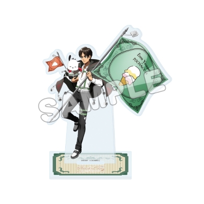 進撃の巨人×サンリオキャラクターズ アクリルスタンド エレン×ポチャッコ