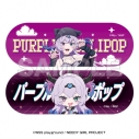 【グッズ-ステッカー】アニメ『NEEDY GIRL OVERDOSE』 東急歌舞伎町タワー ステッカー2枚セット パープル・ロリポップの画像