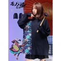 【グッズ-シャツ】『劇場版モノノ怪 第三章 蛇神』 ×Favoriteコラボ*薬売りアシンメトリーシャツの画像