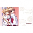 【グッズ-マット】FORTUNE ARTERIAL ラバーマット(悠木かなで&悠木陽菜/巫女服)の画像