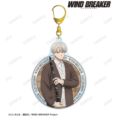 【グッズ-キーホルダー】TVアニメ『WIND BREAKER』 描き下ろし 梶 蓮 ジャズver. BIGアクリルキーホルダー