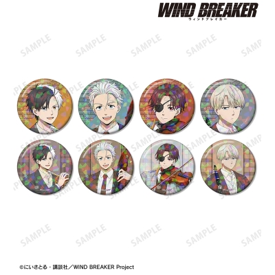 【グッズ-バッチ】TVアニメ『WIND BREAKER』 描き下ろし ジャズver. トレーディングホログラム缶バッジ【特典付】