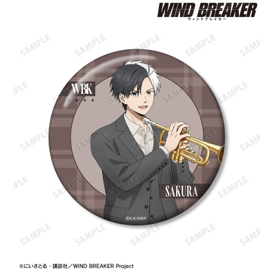 【グッズ-バッチ】TVアニメ『WIND BREAKER』 描き下ろし 桜 遥 ジャズver. 100mm缶バッジ ver.B