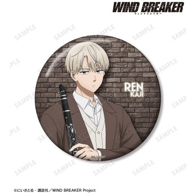 【グッズ-バッチ】TVアニメ『WIND BREAKER』 描き下ろし 梶 蓮 ジャズver. 100mm缶バッジ ver.A