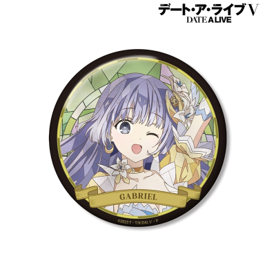 【グッズ-バッチ】アニメ「デート・ア・ライブV」 誘宵美九 Aure Glass 100mm缶バッジ