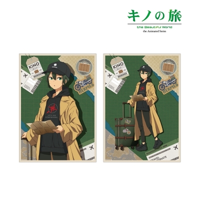 【グッズ-ブロマイド】キノの旅 -the Beautiful World- the Animated Series arti-mate 2Lブロマイド2枚セット キノ ver.B 描き下ろし トラベルコーデver.【アニメイト限定】