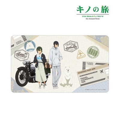 【TCG-マット】キノの旅 -the Beautiful World- the Animated Series arti-mate マルチデスクマット キノ&シズ ver.A 描き下ろし トラベルコーデver.【アニメイト限定】