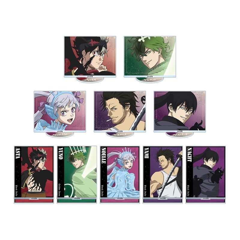 ブラッククローバー 描き下ろし 戦う背中ver. トレーディングアクリルスタンド(10個入りBOX)