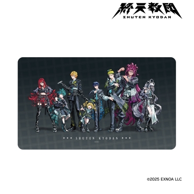 【TCG-マット】終天教団 灸場メロさんイラスト 集合 チェック衣装ver. マルチデスクマット【アニメイト先行販売】