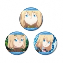 【グッズ-バッチ】TVアニメ「乙女ゲー世界はモブに厳しい世界です2」 オリヴィア 場面写グリッター缶バッジ3個セットの画像