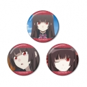 【グッズ-バッチ】TVアニメ「乙女ゲー世界はモブに厳しい世界です2」 ヘルトルーデ 場面写グリッター缶バッジ3個セットの画像