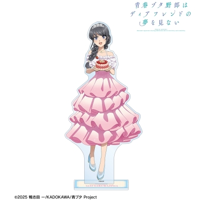 【グッズ-スタンドポップ】劇場アニメ「青春ブタ野郎はディアフレンドの夢を見ない」 描き下ろし 桜島麻衣 特大アクリルスタンド <桜島麻衣 バースデー2026ver.>【アニメイト先行販売】