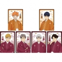 【グッズ-カード】ハイキュー!! トレーディングクリアカード 烏野・稲荷崎 新春Ver. 【全6種】の画像