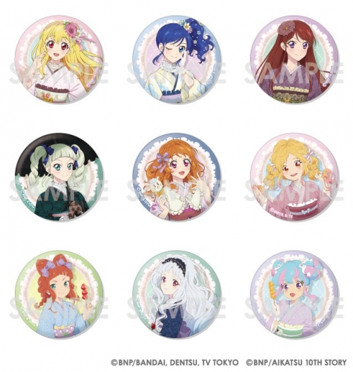 グッズ-バッチ】アイカツ！＆アイカツスターズ！ トレーディング缶 