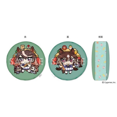 【グッズ-クッション】ウマ娘 プリティーダービー まんまるクッション~春も夏も秋も冬もぬいぐるみといっしょ~ 4.シンボリルドルフ・シリウスシンボリ