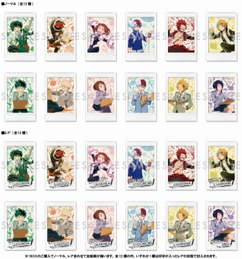 グッズ-ブロマイド】僕のヒーローアカデミア キャラナップコレクション 