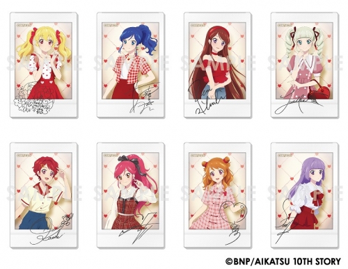 グッズ-ブロマイド】アイカツ！ キャラナップコレクション ～Girly RED 