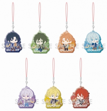 グッズ-ストラップ】アイドリッシュセブン クリアラバーストラップ 