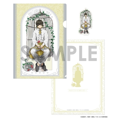 【グッズ-セットもの】ブルーロック クリアファイル&ダイカットステッカーセット~Flower Cage~ 4.蜂楽 廻