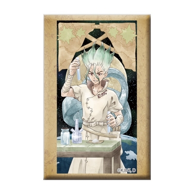 【グッズ-バッチ】Dr.STONE スタンド付きスクエア缶バッジ 石神千空