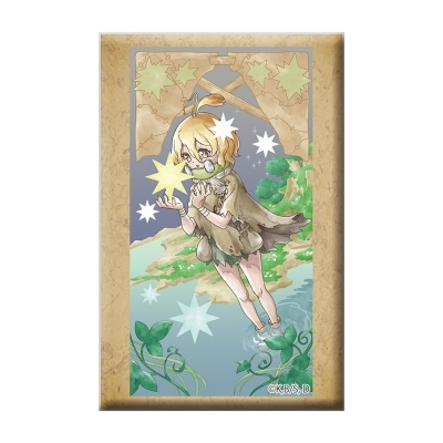 【グッズ-バッチ】Dr.STONE スタンド付きスクエア缶バッジ スイカ(7年後Ver.)