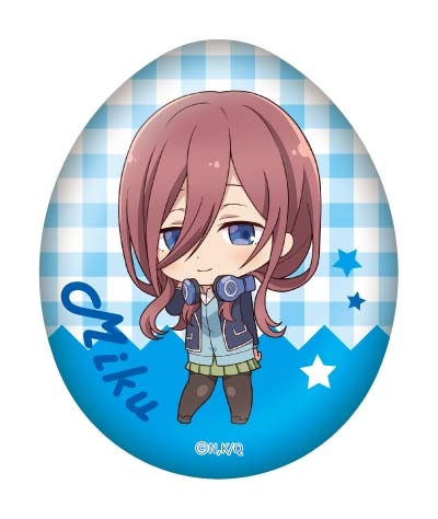 グッズ バッチ 五等分の花嫁 たまご型缶バッジ 三玖 アニメイト