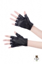 【コスプレ-サポートアイテム】レザーグローブ 指なし 黒の画像