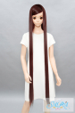 【コスプレ-ウィッグ】SARAストレート120cm - Sレッドブラウン02の画像