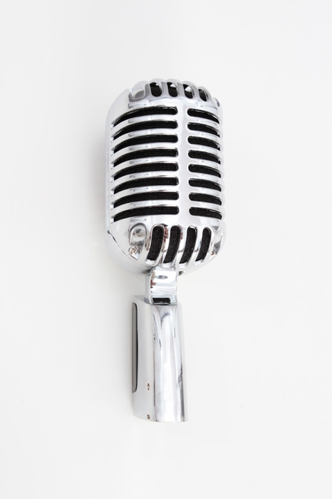 コスプレ サポートアイテム ガイコツマイク レプリカ シルバー アニメイト