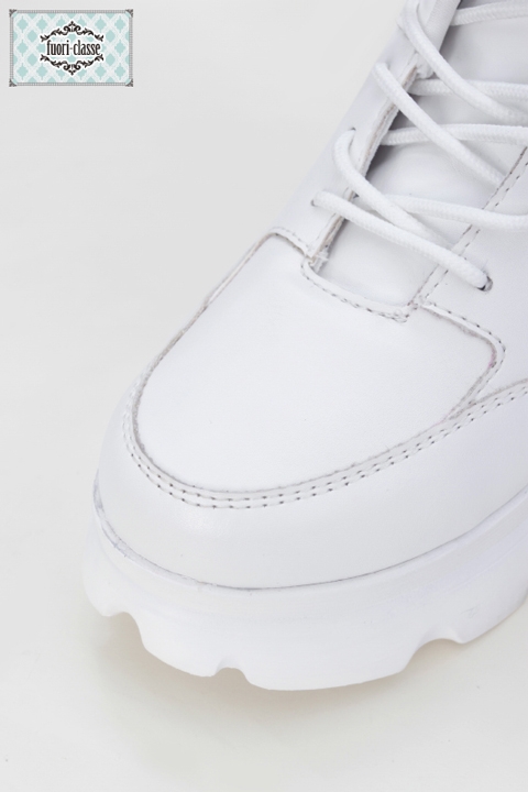 コスプレ サポートアイテム インソール付き厚底スニーカー 白 M アニメイト