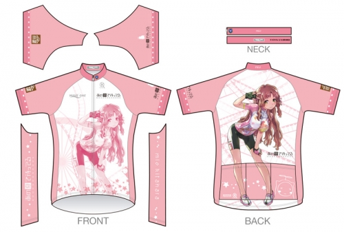 サイクルウェア あの夏で待ってる サイクルジャージ 北原美桜 Ver Mサイズ アウローラ アニメイト