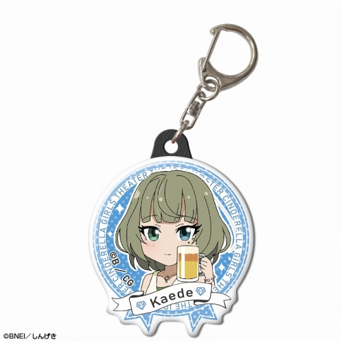 グッズ キーホルダー アイドルマスター シンデレラガールズ劇場 ぷくっとキーホルダー Ver 2 デザイン09 高垣楓 アニメイト