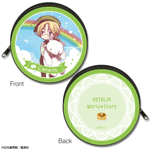 グッズ 小物入れ ヘタリア World Stars まるっとレザーケース デザイン12 カナダ アニメイト