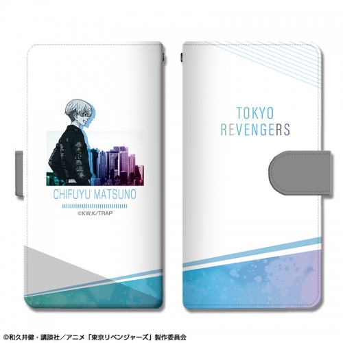 グッズ カバーホルダー 東京リベンジャーズ ブックスタイルスマホケース Mサイズ デザイン05 松野千冬 アニメイト
